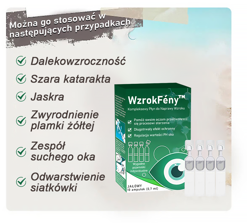 ⭐⭐⭐⭐⭐WzrokFény™ Kompleksowy Płyn do Naprawy Wzroku