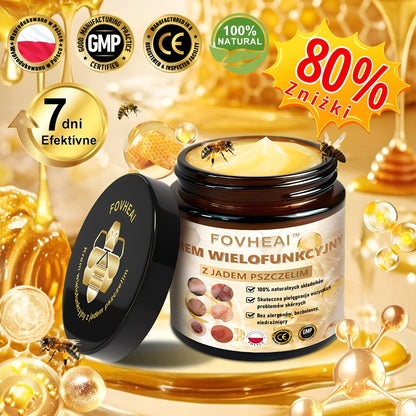 ✨FOVHEAl™ Krem wielofunkcyjny z jadem pszczelim - Polecane przez dermatologów – Odpowiednie dla każdego wieku-50 ml