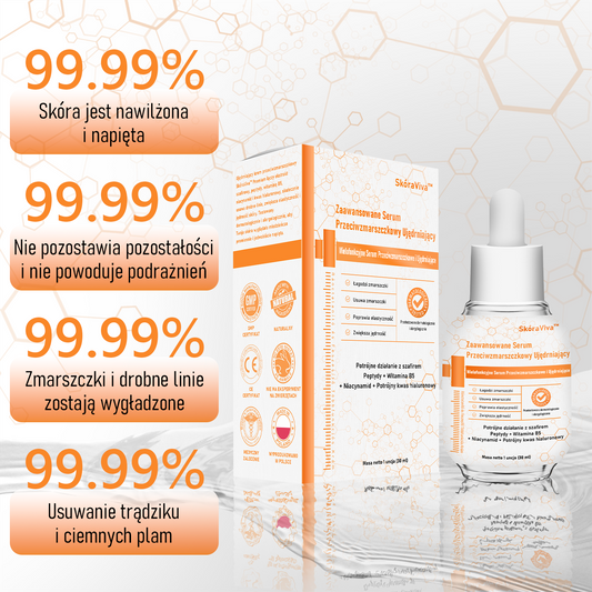 🏆【Oficjalny Sklep Markowy】SkóraViva™ Zaawansowane Serum Przeciwzmarszczkowy Ujędrniający （⭐Usuwanie zmarszczek i zwiotczenia⭐Przywracanie elastyczności skóry⭐）