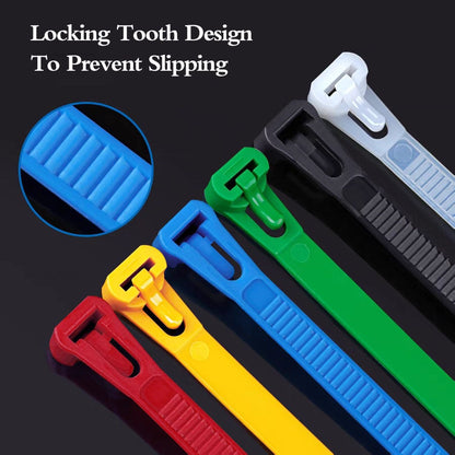 (🔥Last Day Promotion  - 50% off) Buckle Self-locking Premium Nylon Cable Wire Ties