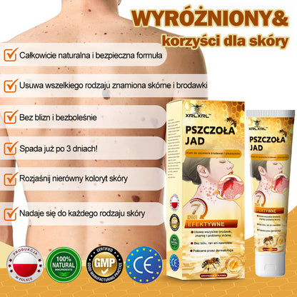 🌿🌿🌿[✨Oficjalny sklep markowy✨] krem XRLXRL™ PSZCZOŁA JAD do usuwania brodawek i pieprzyków(👨‍⚕️PTD AJÁNLJA)