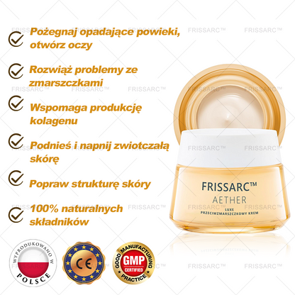 🏵️【Oficjalny Sklep Markowy】FRISSARC™ Aether Luxe Przeciwzmarszczkowy Krem