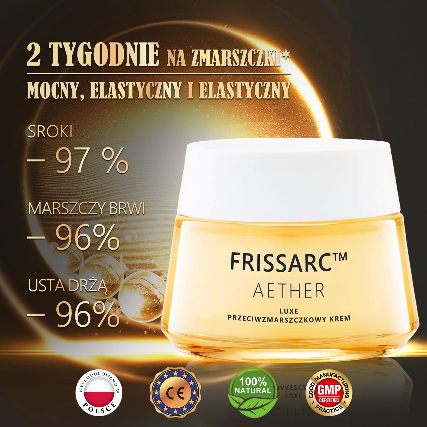 🏵️【Oficjalny Sklep Markowy】FRISSARC™ Aether Luxe Przeciwzmarszczkowy Krem